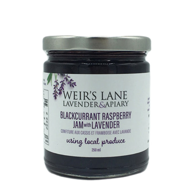 Black Currant and Raspberry Spread with Lavender