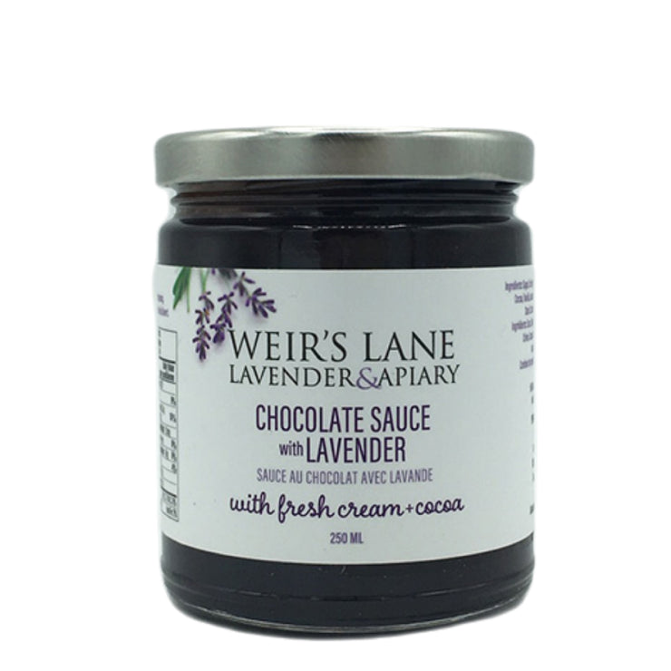 Chocolate Sauce with Lavender