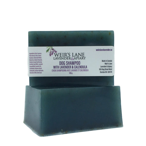 Barre de shampoing pour chien à la lavande anglaise